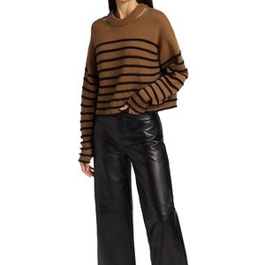 Proenza Schouler White Label
Striped Bouclé Knit Sweater